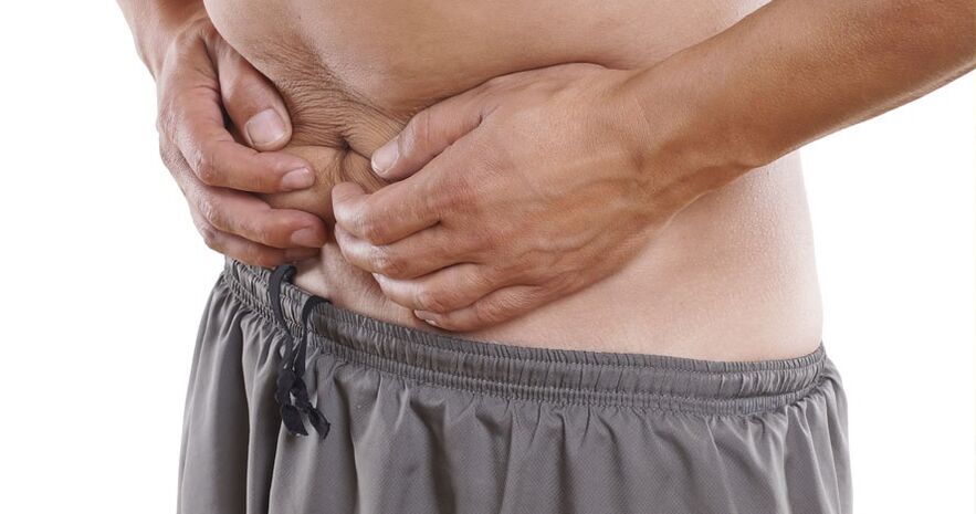 skausmas apatinėje pilvo dalyje sergant lėtiniu prostatitu